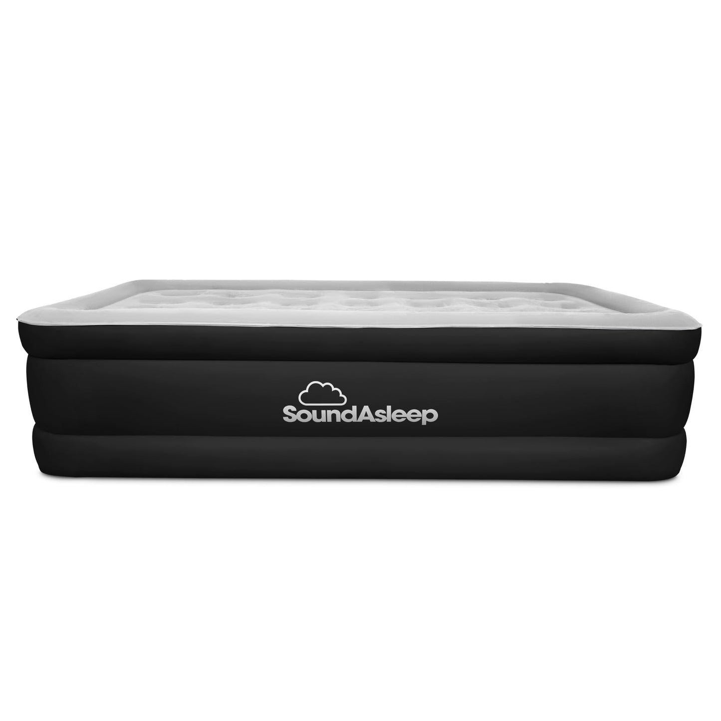 SoundAsleep Dream Series Double Air Mattress with ComfortCoil Tech & High-Capacity Pump – Raised, Adjustable, Portable