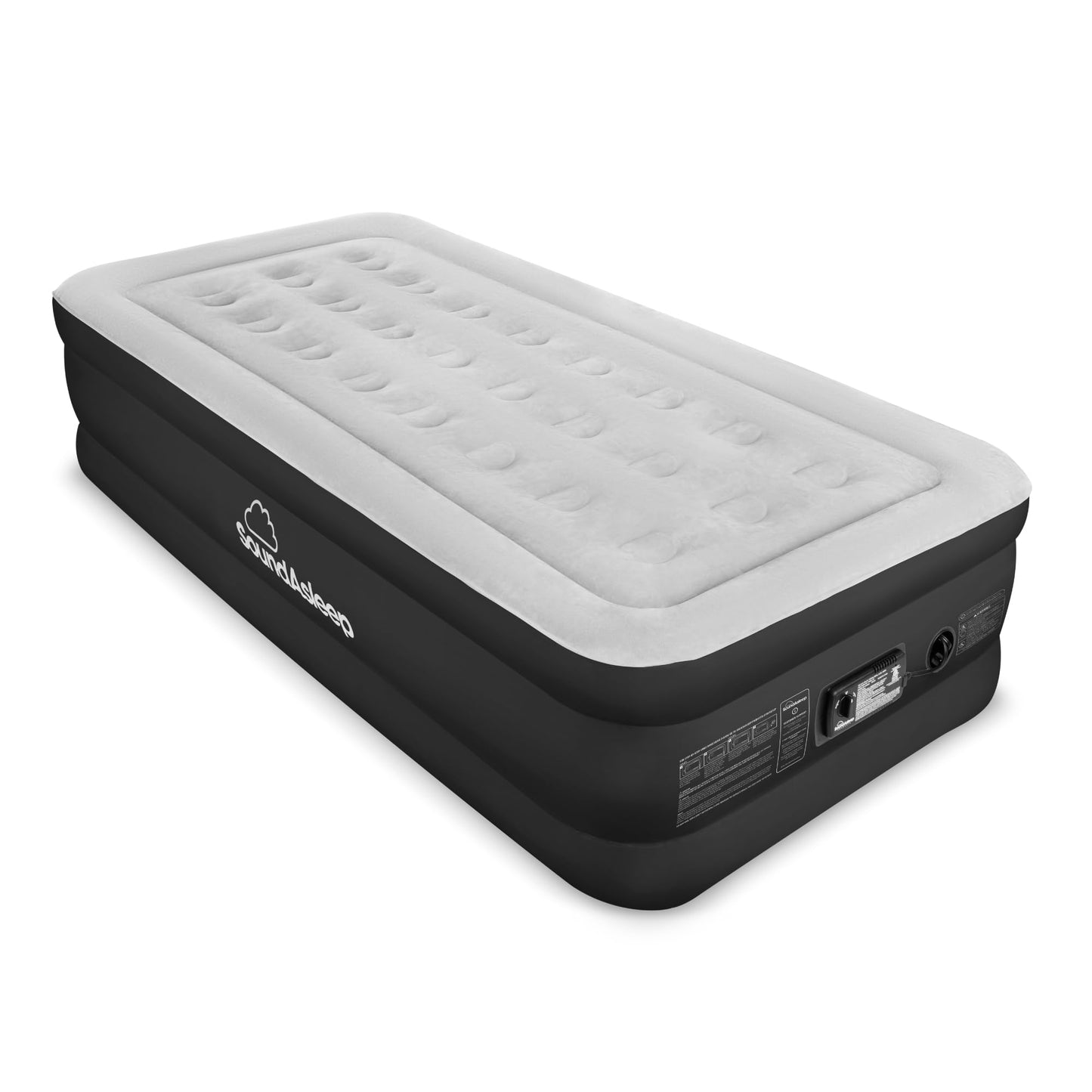 SoundAsleep Dream Series Twin XL Air Mattress with ComfortCoil Tech & High-Capacity Pump – Raised, Portable, Adjustable