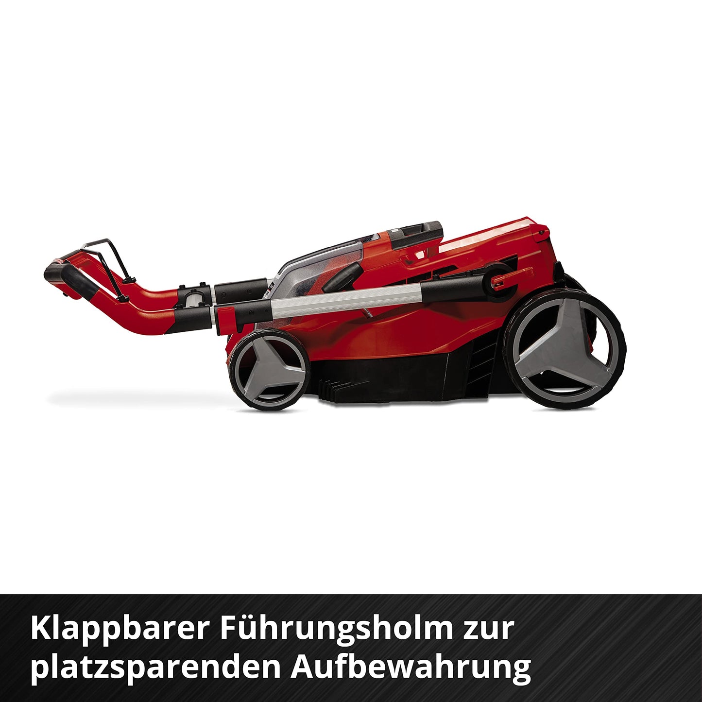 Einhell Akku-Rasenmäher RASARRO 36/38 Kit Power X-Change (36 V, 38 cm Schnittbreite, 450 m², Brushless, Mulchfunktion, 45L Fangkorb, inkl. 2x 4,0 Ah Akkus + Twincharger)