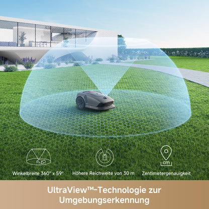 MOVA 600 Kit, Rasenmäher Roboter mit 81x Ersatzmesser,3D-LiDAR Mähroboter ohne Begrenzungskabel & genaue Kartierung bis 800 m², Smarte Hindernisvermeidung, App-Steuerung, U-förmiges Schneiden